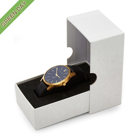 Custom Simple Design White Cardboard Watch Box