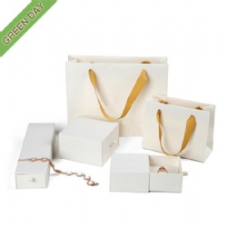 Custom White Drawer Paper Jewelry Set box
