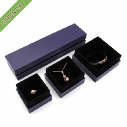 High-end Custom Rigid Cardboard Jewelry Set Box