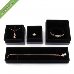 High-end Custom Rigid Cardboard Jewelry Set Box