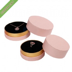 Custom Round Gift Paper Jewerly Set Box