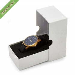 Custom Simple Design White Cardboard Watch Box