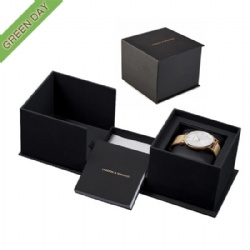 Custom Unique Design Black Cardboard Watch Box