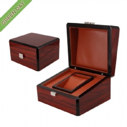 Custom Luxury MDF Wooden Watch Box with Lock