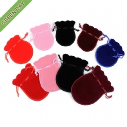 Wholesale Custom Round Velvet Pouch for Jewelry