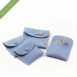 Wholesale Custom Suede Jewelry Pouch with Button