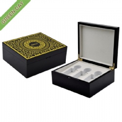 Custom Logo MDF Luxury Wooden Perfume Display Box