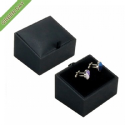 Wholesale Custom Logo Black Cardboard Cufflink Gift Box