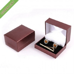 Wholesale Custom Color Plastic Cufflink Gift Packaging Box