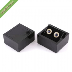 Wholesale Custom Logo Plastic Luxury Cufflink Packaging Box