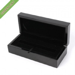 High Quality Custom Luxury Black Glossy Wooden Pen Box