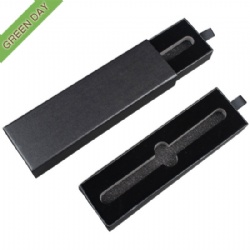 Wholesale Custom Logo Black Drawer Cardboard Pen Packing Box