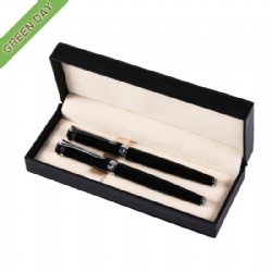 Wholesale Custom Logo Black Leather Single Pen Gift Box