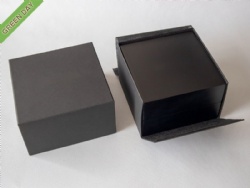 High End Matte Black Wood Watch Box