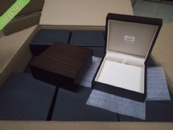 Matte Painted Solid Wood Jewelry Set Boxes