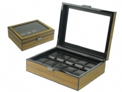 In Stcok 20 slots wood watch case shiny lacquer