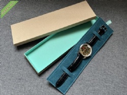 recyled kraft paper box with R-PET watch pouch