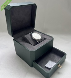 Leatherette 8 corners watch box with drawer